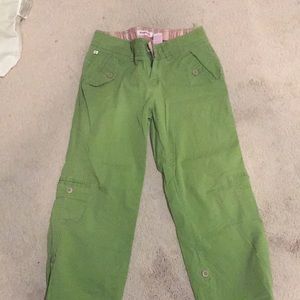 Zana di casual green cargo pants, size 7